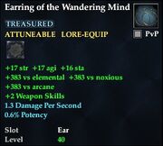 Earring of the Wandering Mind