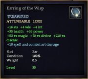 Earring of the Wisp