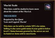 Yha-lei Scale