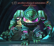 An ether-charged automaton (Nexus Core Advanced Solo)