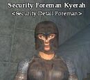 Security Foreman Kyerah