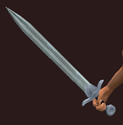 Magma forged longsword (Equipped)