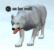 An ice wolf