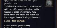 Qeynos ceremonial knight pauldrons