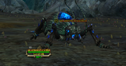 An armored scuttler