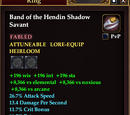 Band of the Hendin Shadow Savant