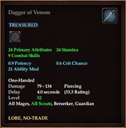 Dagger of Venom