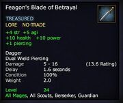 Feagon's Blade of Betrayal