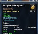 Roadyle's Scribing Scroll