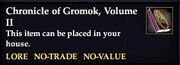 Chronicle of Gromok, Volume II