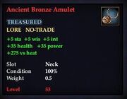Ancient Bronze Amulet