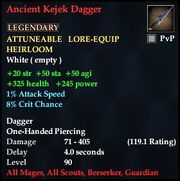Ancient Kejek Dagger