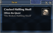 Cracked Halfling Skull