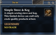 Simple Stove & Keg