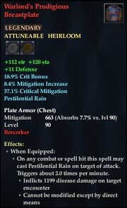 Warlord's Prodigious Breastplate