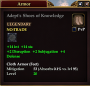 Adept's Shoes of Knowledge