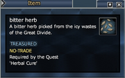 Bitter herb