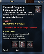 Elemental Conqueror's Shoulderguard Mold
