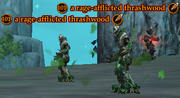 A rage-afflicted thrashwood