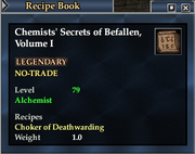 Chemists' Secrets of Befallen, Volume I