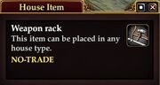 Weapon rack