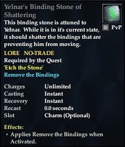 Yelnar's Binding Stone of Shattering