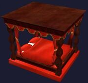 Gilded Ironwood King Bed (Visible)