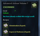 Advanced Artisan Volume 7