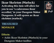 Iksar Skeleton (Warlock)