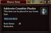 Sablevein Crumbler Plushie