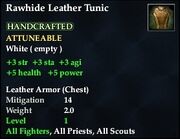 Rawhide Leather Tunic