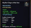Skyfire Chaps of the Sun