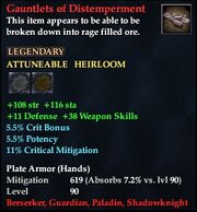 Gauntlets of Distemperment