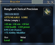 Bangle of Clerical Precision