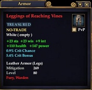 Leggings of Reaching Vines