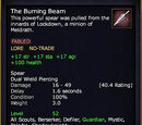 The Burning Beam