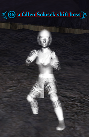 A fallen Solusek shift boss