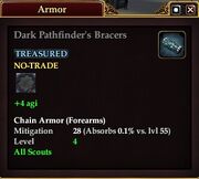Dark Pathfinder's Bracers