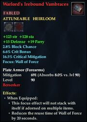 Warlord's Irebound Vambraces
