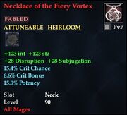 Necklace of the Fiery Vortex