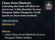 Chaos Form (Warlock)