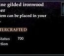 Gilded Ironwood Dresser