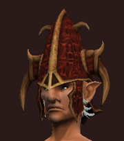 Sacrosanct Cap of the Forest Scion (Equipped)