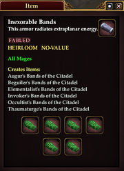 Inexorable Bands