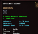 Sarnak Hide Buckler