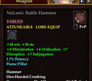 Vulcanic Battle Hammer