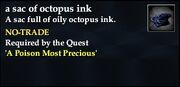 A sac of octopus ink