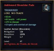 Ashbound Shoulder Pads