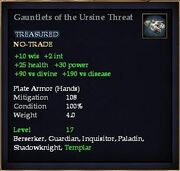 Gauntlets of the Ursine Threat