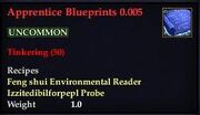Apprentice Blueprints 0.005